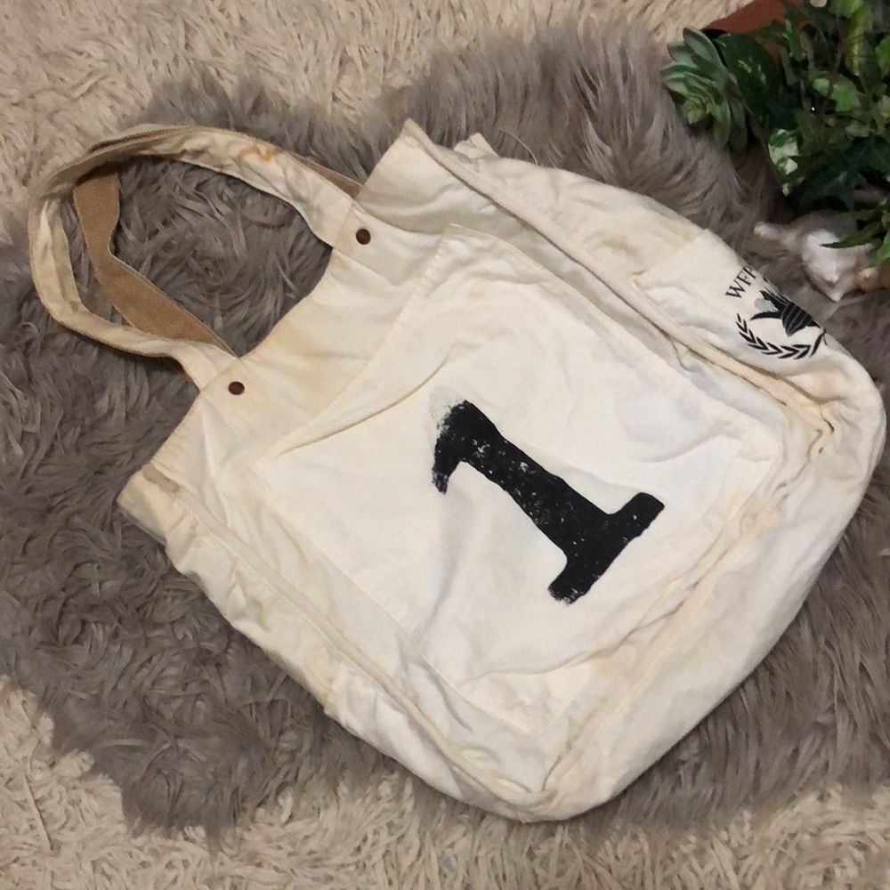 “Feed” Shoppers Tote-Reversible-Large Size-Should… - image 4